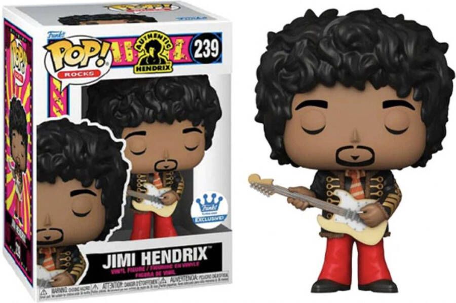 Funko Pop! Rocks: Jimi Hendrix In Napoleonic Hussar Jacket Store Exclusive