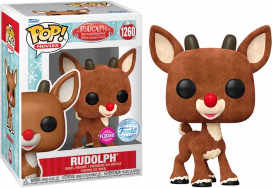 Funko Pop! Rudolph the Red-Nosed Reindeer Rudolph Flocked Exclusive