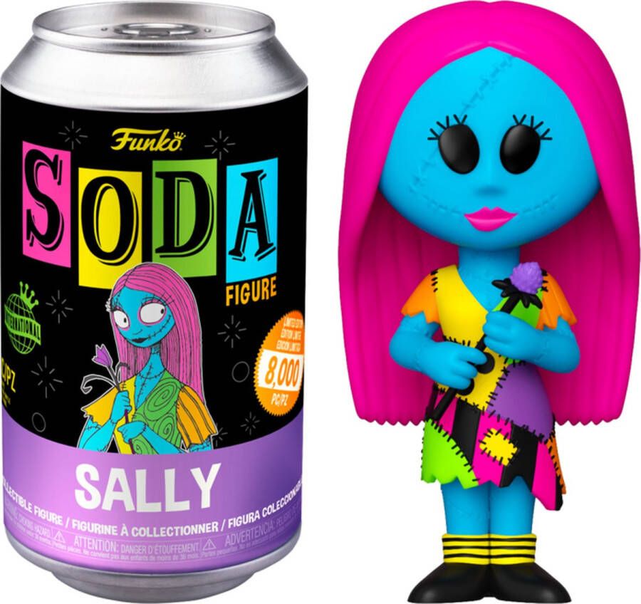 Funko Pop! Soda Disney The Nightmare Before Christmas Sally Blacklight Kans op Chase