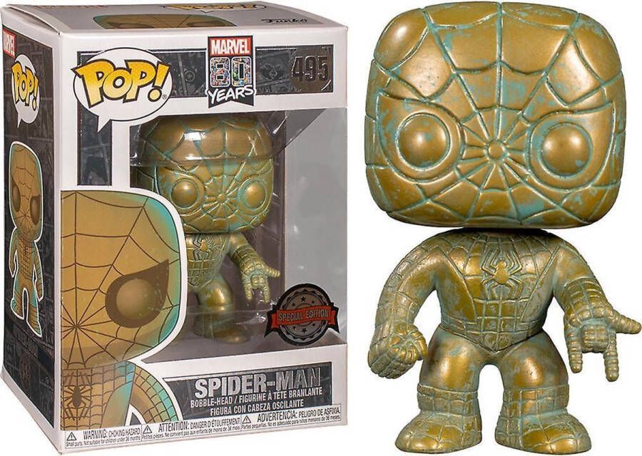 Funko Pop! Spider-Man Patina 80th Anniversary Exclusive