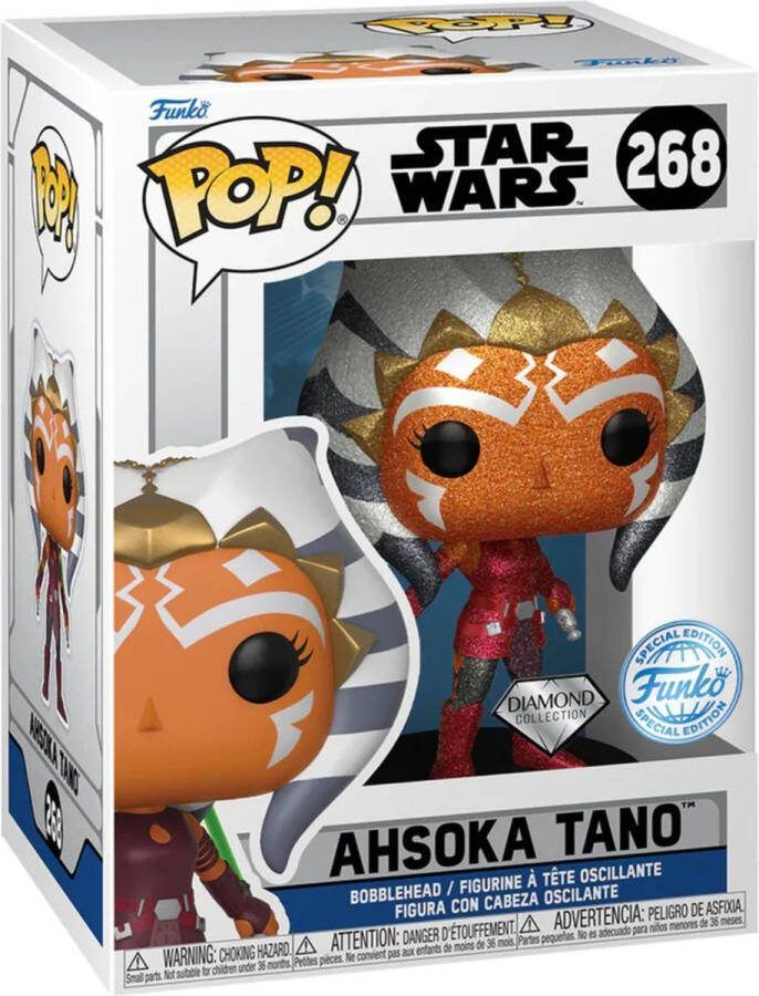 Funko Pop! Star Wars: Ahsoka Tano Diamond Glitter Exclusive Special Edition #268