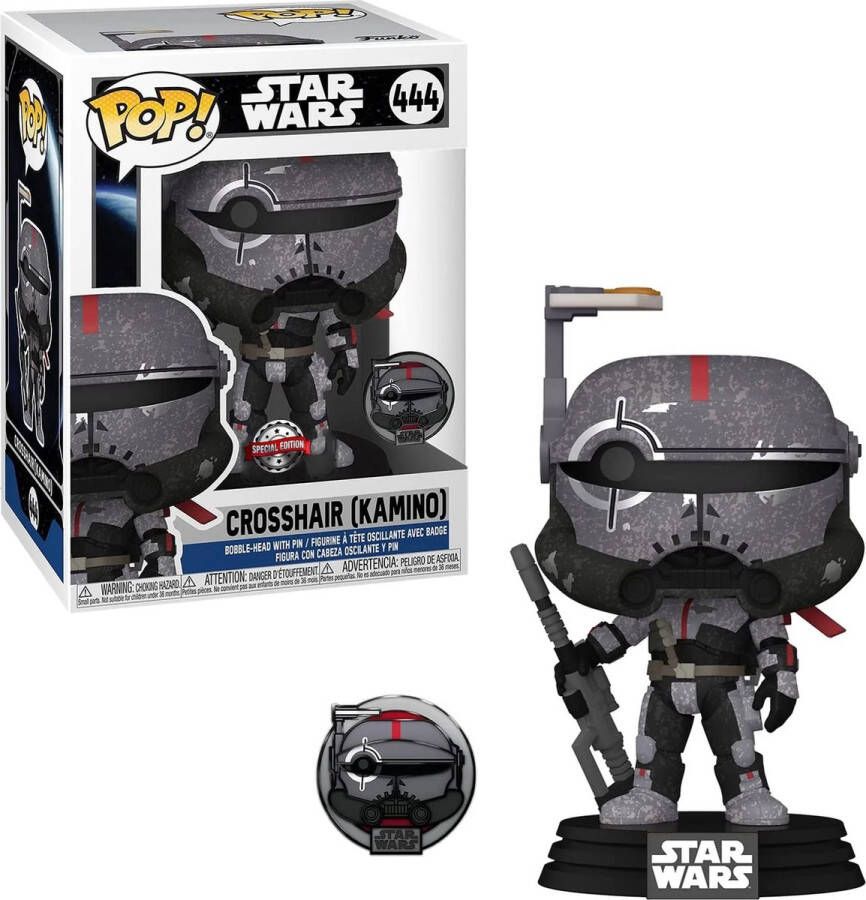 Funko Pop! Star Wars: Across The Galaxy Crosshair Kamino Bad Batch Exclusive with Pin