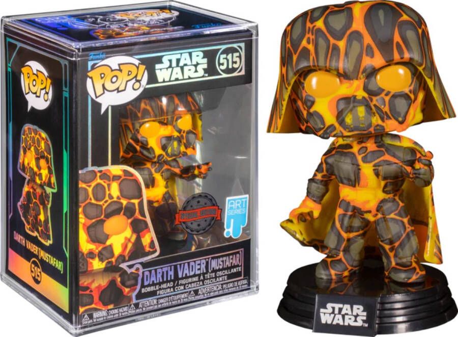 Funko Pop! Star Wars Darth Vader Art series (Mustafar) Exclusive #515 + Gratis Protector box UV case