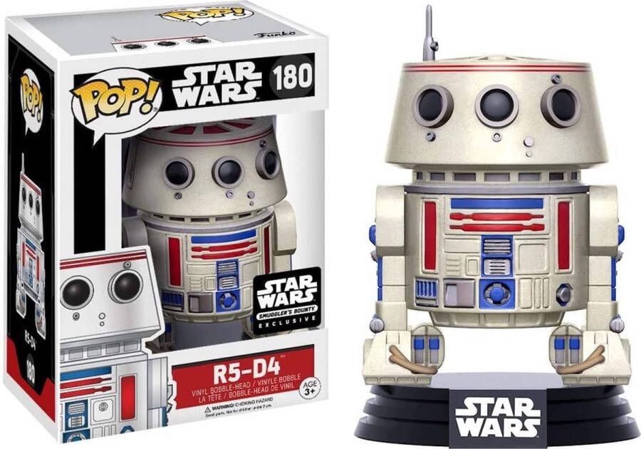 Funko POP! Star Wars: R5-D4 #180 (Smuggler's Bounty Exclusive) [7.5 10]
