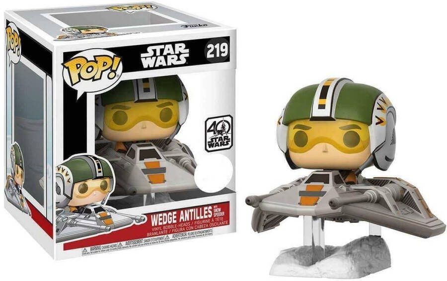 Funko Pop! Star Wars Wedge Antilles with Snow Speeder #219 [7 10]