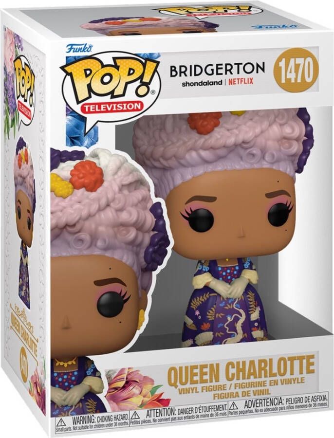 Funko Pop Television: Bridgerton Queen Charlotte Pop #1470