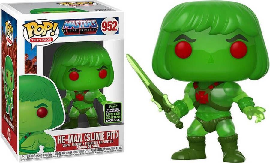 Funko Pop Television: Masters Of The Universe He-Man (Slime Pit) 2020 Spring Exclusive Limited Edition