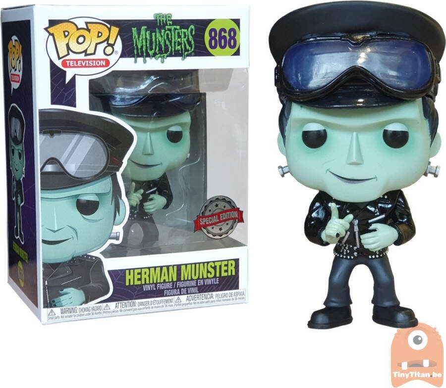 Funko Pop! Television: The Munsters Herman Munster #868 Special Edition Exclusive
