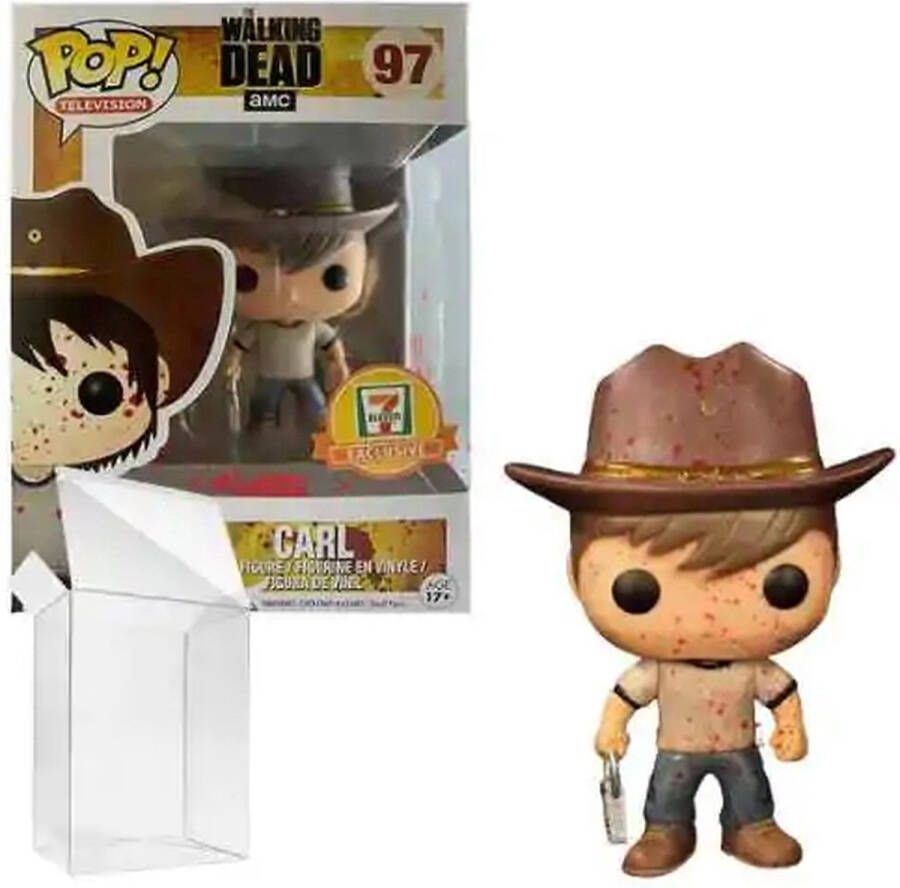 Funko Pop! Television: The Walking Dead Carl #97 7 Eleven Exclusive [Box conditie 7.5 10]