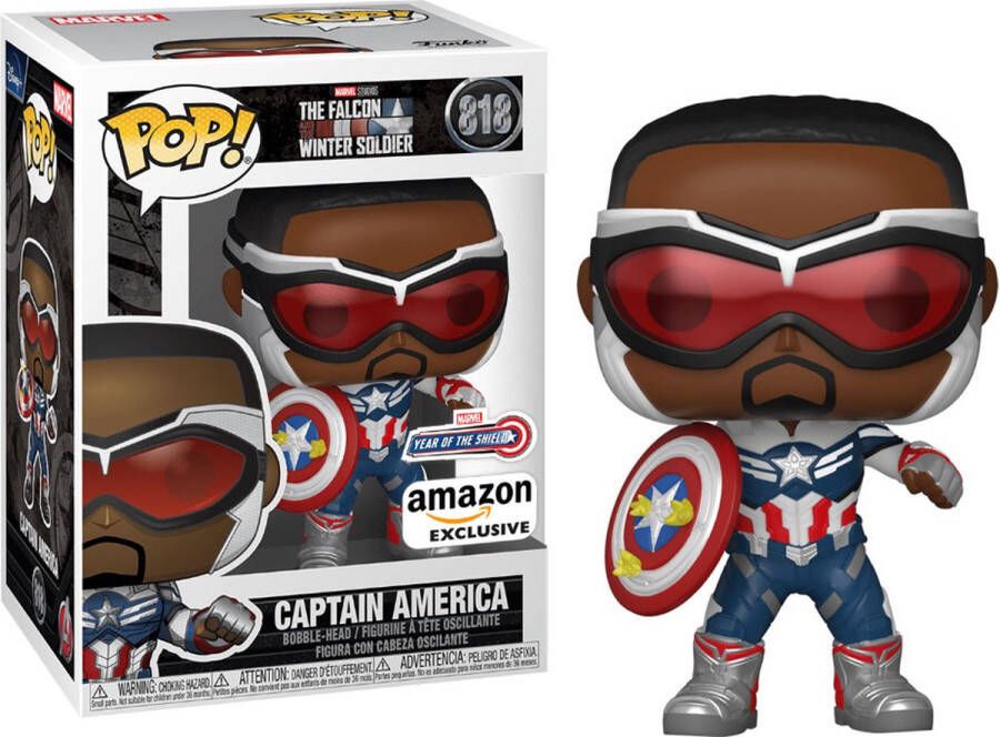 Funko Pop! The Falcon and the Winter Soldier Capt America Year of the Shield US Exclusive