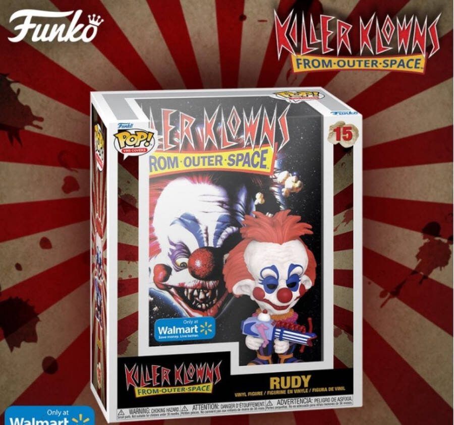 Funko Pop! VHS Horror: Rudy (Killer Klowns from Outer Space) Wallmart Exclusive #15