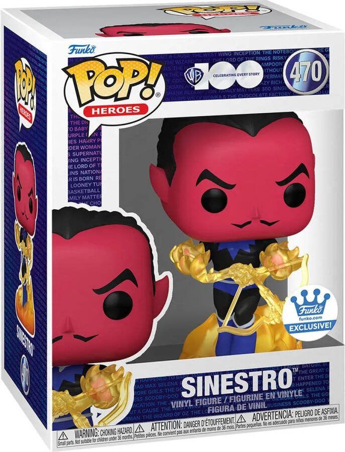 Funko POP! Warner Bros 100th DC Comics Green Lantern Sinestro Limited Edition