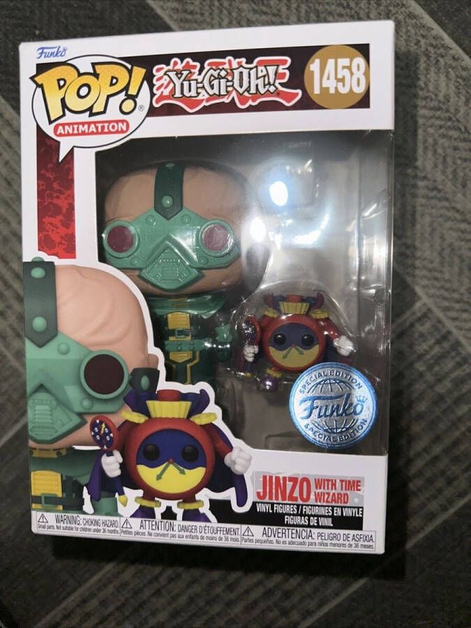 Funko Pop! Yu-Gi-Oh! Jinzo with Time Wizard #1458 Special Editoin Exclusive