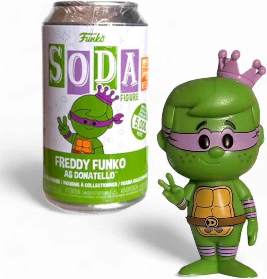 Funko SODA POP! 2023 Camp Fundays Freddy As TMNT Donatello 5000pcs limited ONGEOPEND