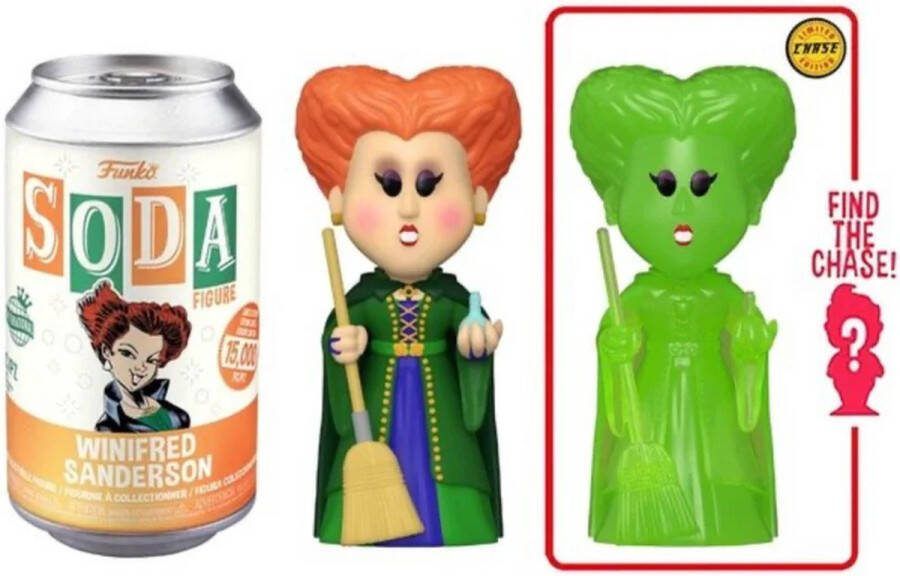Funko Soda Pop! Disney Hocus Pocus Winifred Sanderson ( Met Kans Op Chase)
