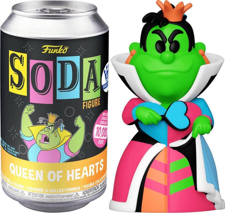 Funko SODA Queen Of Hearts(Black Light) Alice IN Wonderland Vinyl Soda 1 4200 EXCLUSIVE!