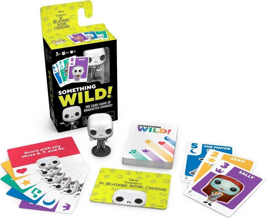 Merkloos Sans marque Nightmare Before Christmas: Something Wild Card Game French-English Version