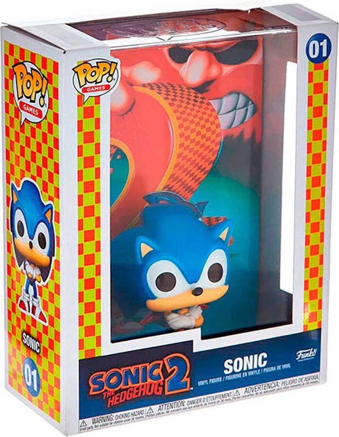 Funko Sonic Pop! Game Cover Sonic the Hedgehog Figuur