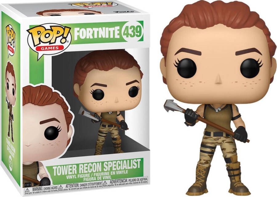 Funko Tower Recon Specialist Fortnite Pop! #439 | Pops Vinyl | Pop Toys | Speelgoed voor kinderen