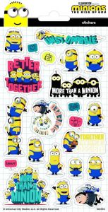 Pakhuis Funny Products Stickers Minions Ii 20 X 10 Cm Geel 30 Stuks