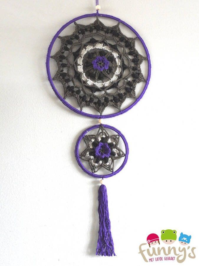 Funny's Haakpakket Funny Mandala Olijf 25 cm