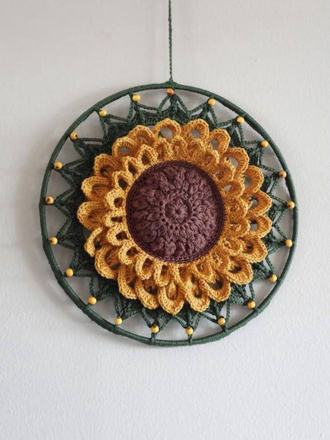 Funny's Haakpakket Funny Mandala Sunflower 25 cm