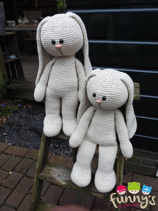 Funny's XXL Funny Bunny Basic linnen (zittend of staand