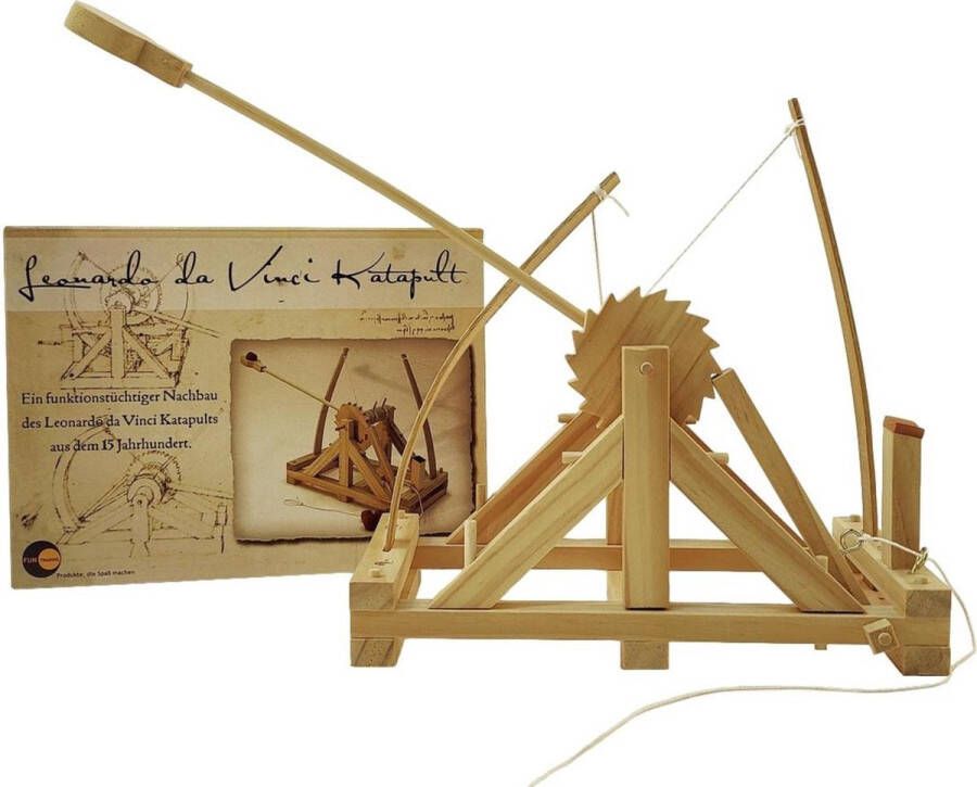Funtrading Leonardo Da Vinci Katapult Houten Bouwpakket