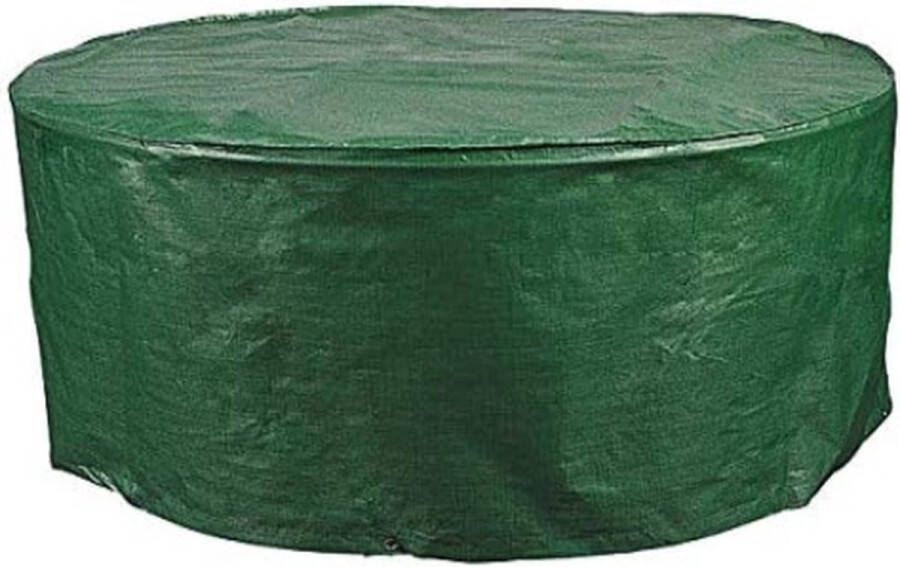 Furnibella Beschermhoes beschermkap tuinmeubelhoes dekzeilhoes voor tafelstof dekzeil dekzeilhoes ovaal 70x180x120cm groen GZ1162
