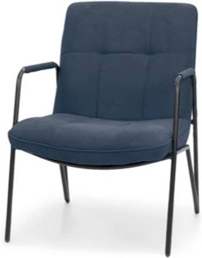 Furnilux Le Chair Fauteuil Nox Lunen Indigo Blauw 86 cm x 63 cm x 74 cm