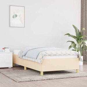 Furniture Limited Bedframe stof crème 80x200 cm
