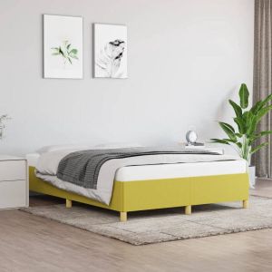 Furniture Limited Bedframe stof groen 140x190 cm
