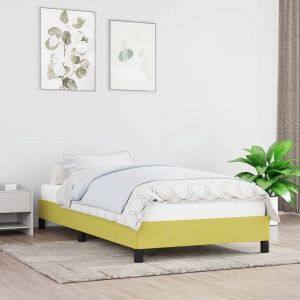 Furniture Limited Bedframe stof groen 80x200 cm