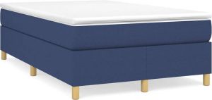 Furniture Limited Boxspringframe stof blauw 120x200 cm