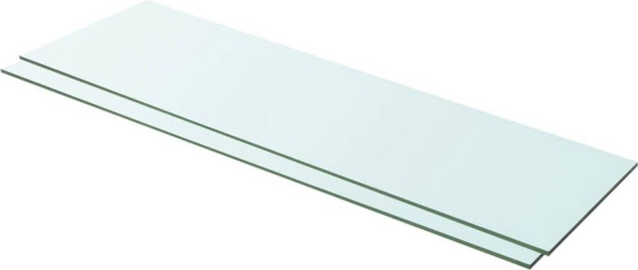 Prolenta Premium INFIORI Schappen 2 st 100x30 cm glas transparant
