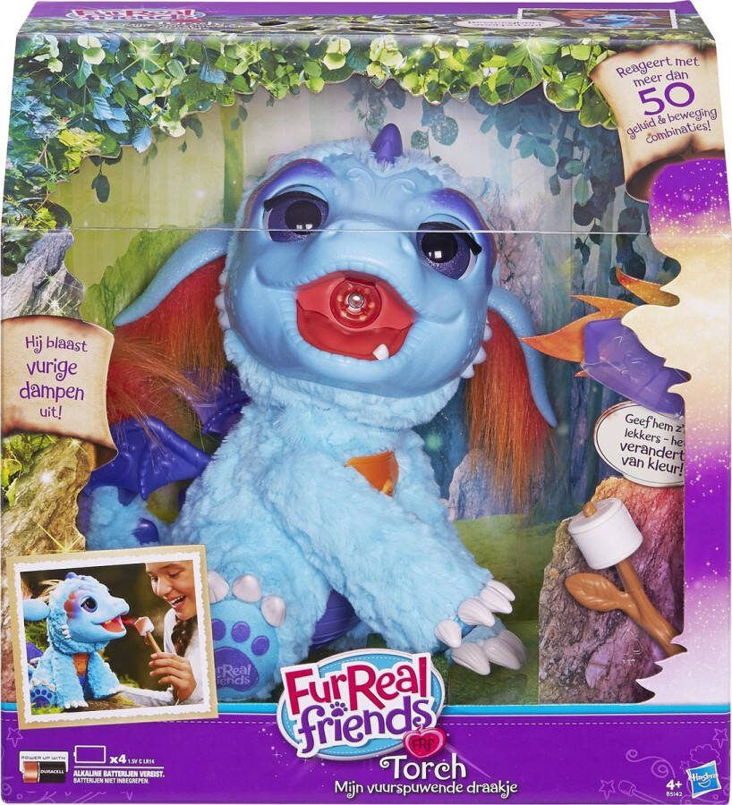 FurReal Torch Mijn Vuurspuwende Draakje Interactieve knuffel