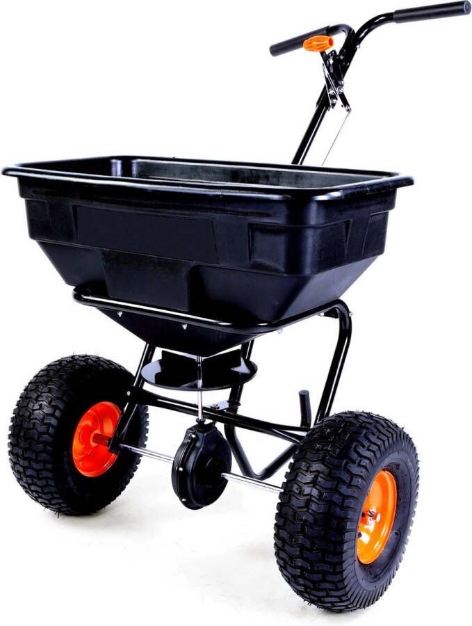 FUXTEC strooiwagen hoogwaardige handgeleide strooier centrifugaal strooier FX-GS56