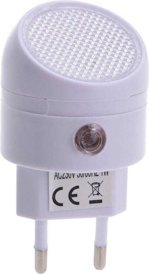 FX Light LED Nachtlampje met sensor voor in stopcontact slaapkamer 1 watt