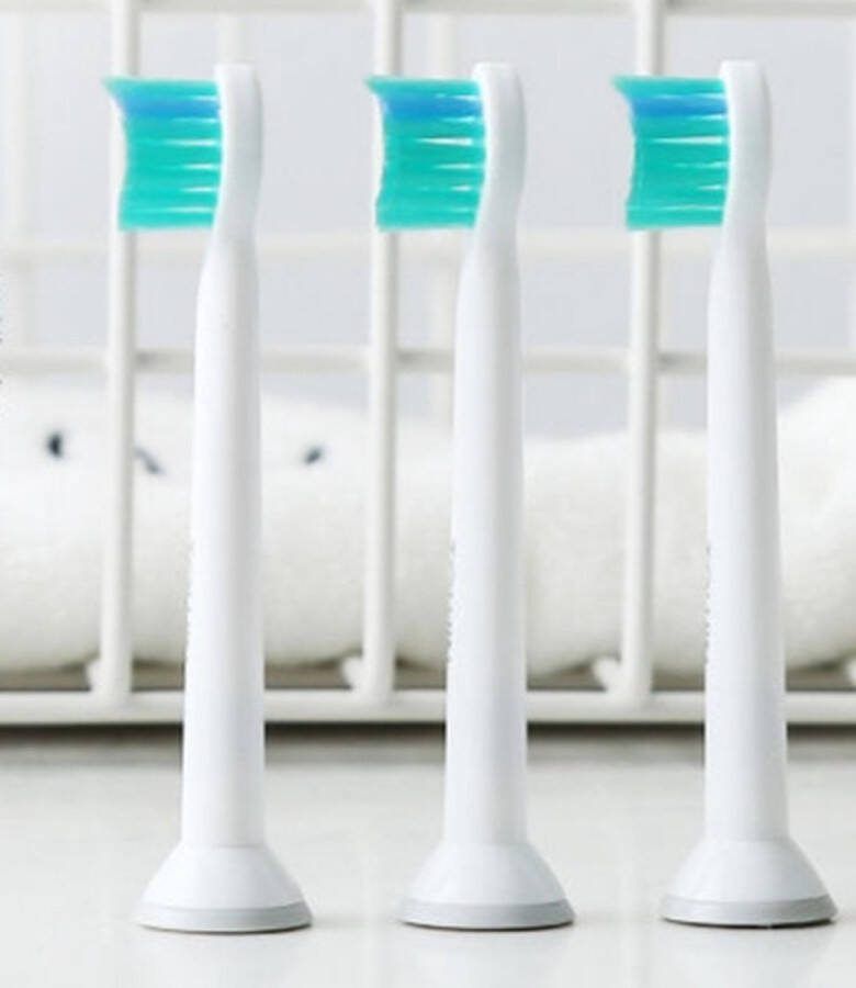 Hope 4 stuks Mini opzetborstels voor Philips Sonicare Bule indicator Bristels P-HX- 6024