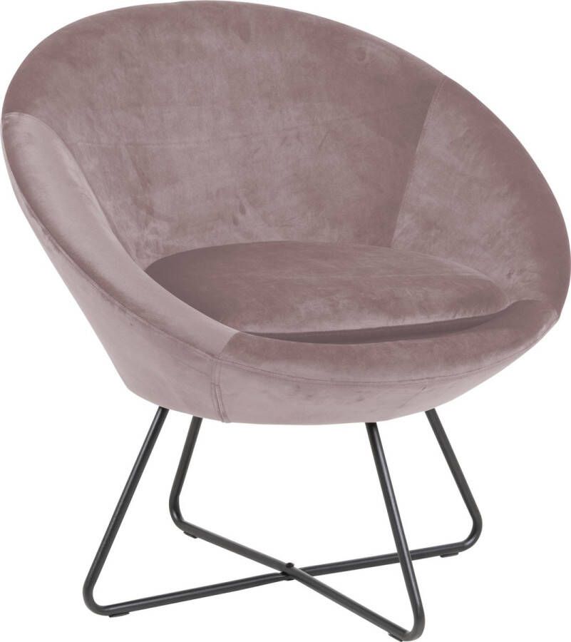 Hioshop Cense fauteuil dusty rose.