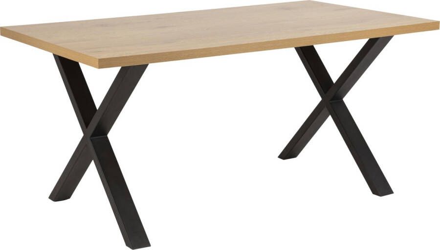 Hioshop Wamma eetkamertafel wild eiken decor.