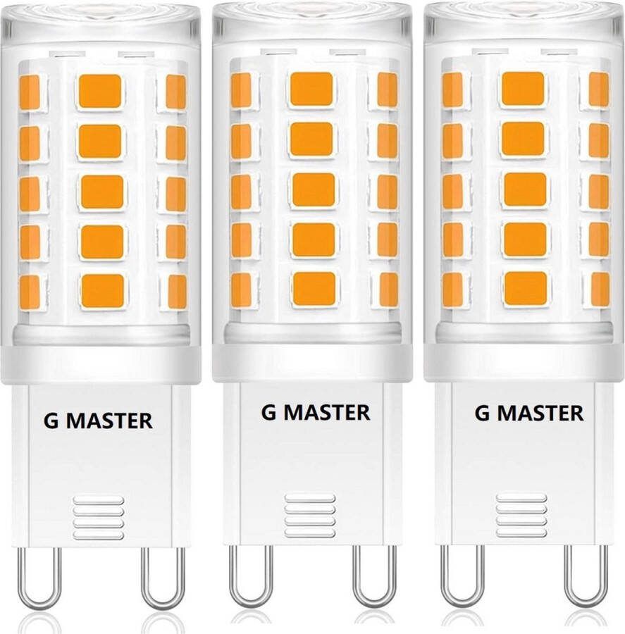G Master PRO G9 LED lamp 5W (vervangt Halogeenlamp 40W) (3 STUKS) lichtbron 230V Warm Wit Licht Dimbaar