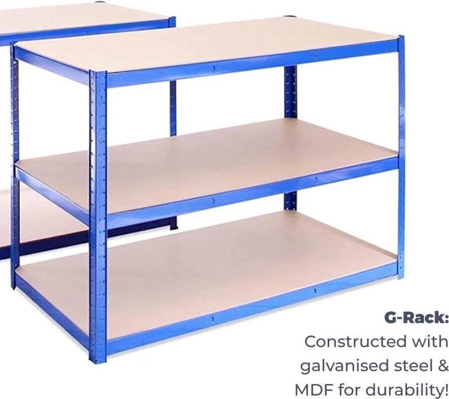 G-Rack Enkele extra plank voor stellingkast 90 x 30 Blauw