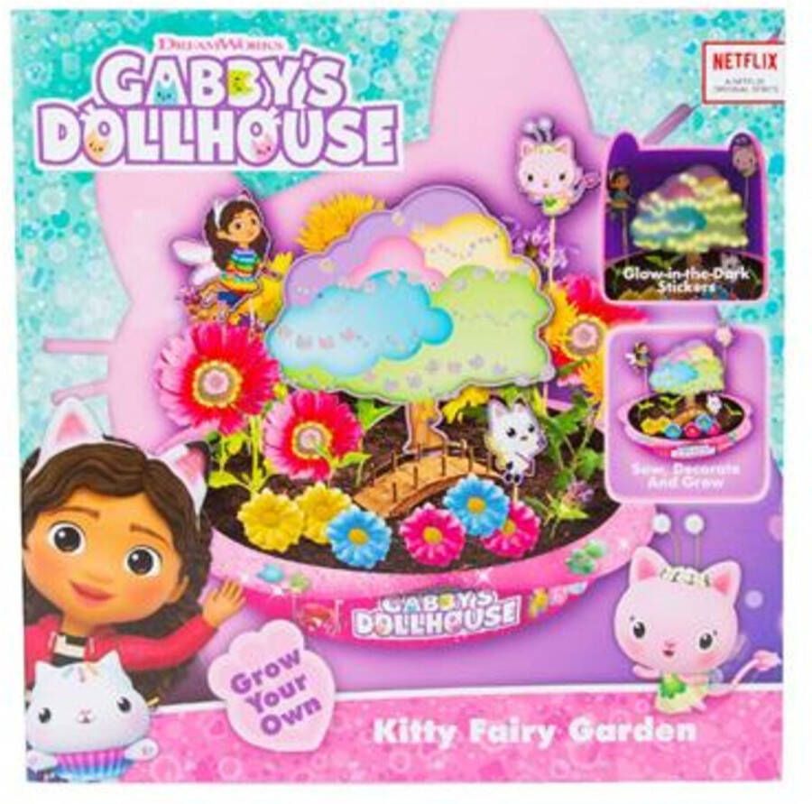 Spin Master Gabby&apos;s Dollhouse Kitty Fairy Garden Knutselpakket