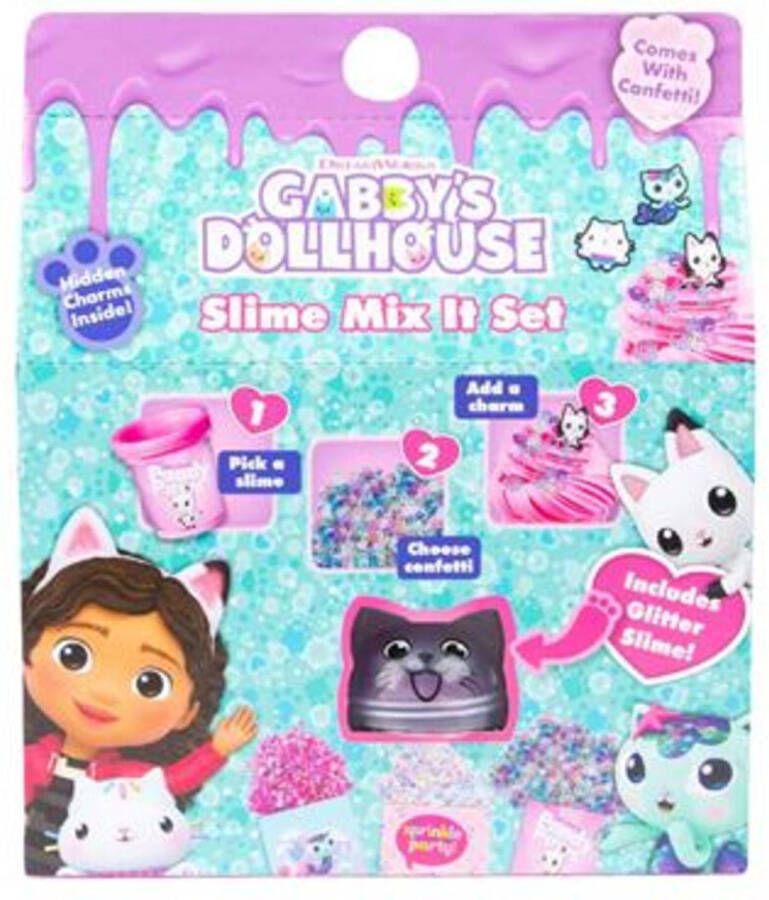 Gabby&apos;s Dollhouse Slime Mix It Set Knutselpakket