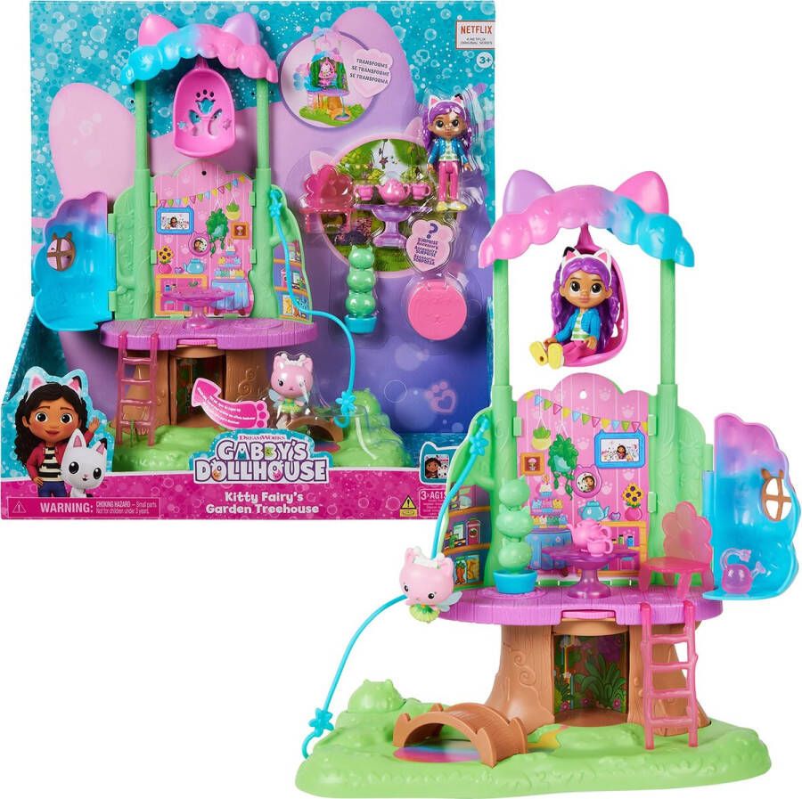 Gabby's Poppenhuis Gabby s Poppenhuis – Kitty Fee s Boomhut – speelfigurenset