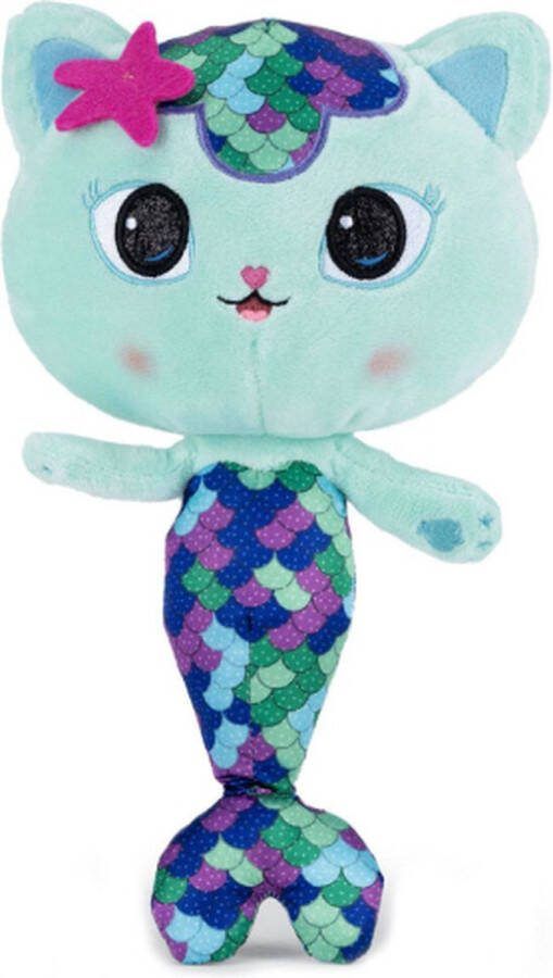 Gabby's Poppenhuis Meerminkat Gabby s Poppenhuis Pluche Knuffel 30 cm {Gabby's Dollhouse Plush Toy Speelgoed Knuffeldier Knuffelpop voor kinderen jongens meisjes Gabby Cakey Kitty Fee Meerminkat Pandy Poek Mercat Kitty Fairy Pandy Paws Cakey Cat}