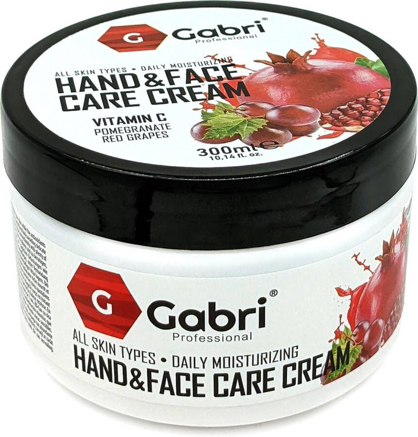 Gabri Professional Gabri Hand & Face Cream Creme Pomegranate Red Grapes 300ml