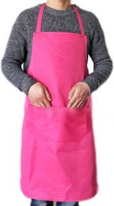 Gadgetpoint Budget Schort 6.222 Kookschort Koken Schilderen Verfschort Verven One Size (Maximale omtrek 100cm) Roze