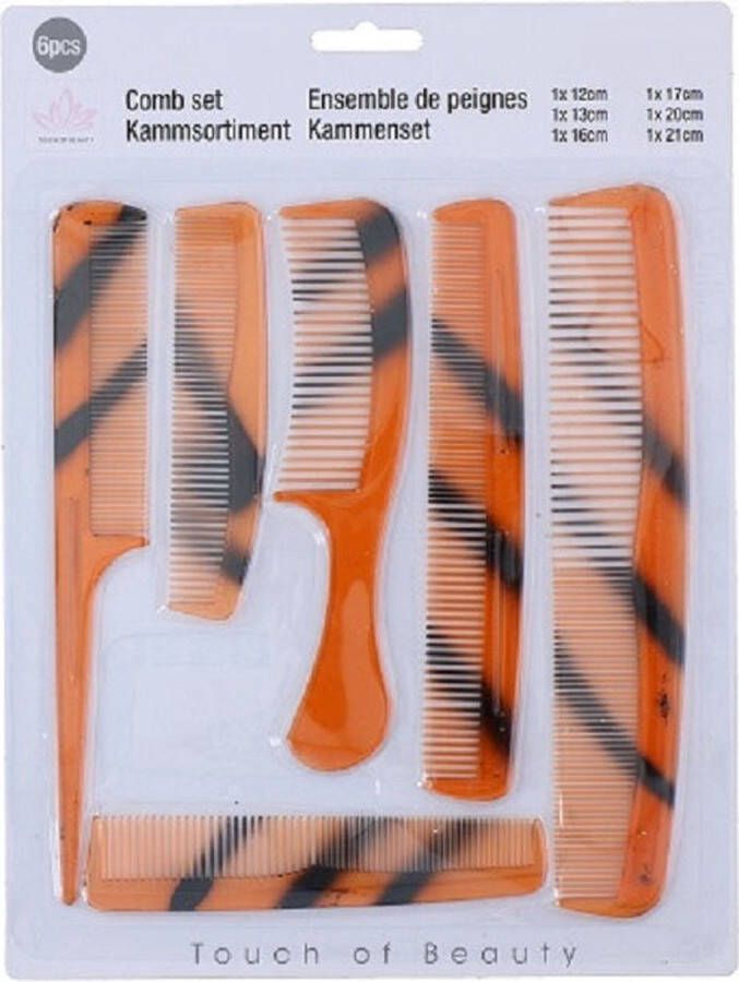 Gadgetpoint Kammenset | 6.291 | Kam | Kapper Set | Haar Accessoires | Set van 6 Kammen | Sinterklaas | Sinter & Piet | Kerst | Kerstmis | Cadeau